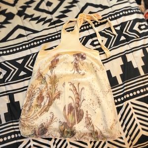 High Neck Layered Halter Top